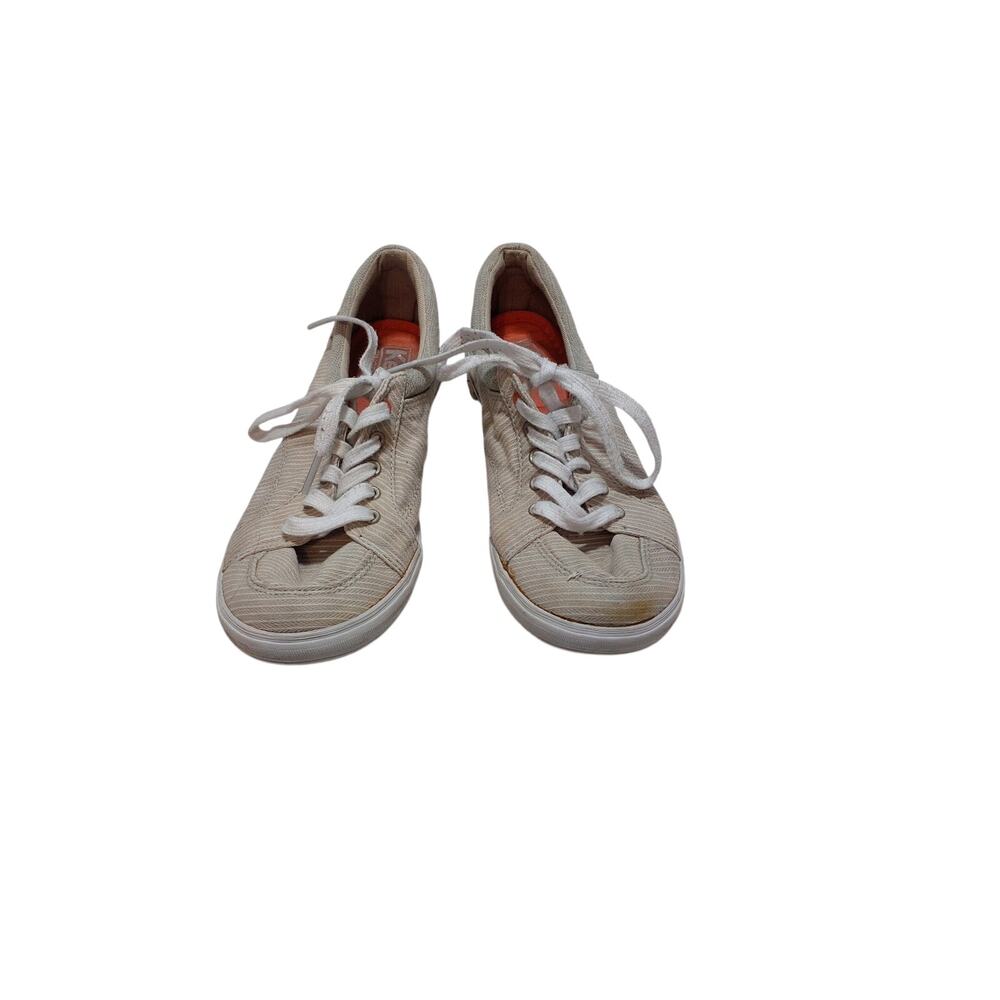 womens keds chambray  stripe casual shoes size 7